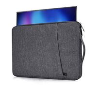 Portable Monitor Case Compatible with 18-18.5 Inch Most Large Portable Monitor Protective Sleeve Storage Bag, Space Grey(17.5x11.8 Inch)