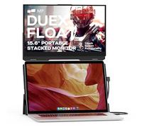 Portable Monitor - Mobile Pixels 15.6" Duex Float Portable Stacked Monitor, Full HD IPS Touchscreen (Built-in Kickstand), USB C/HDMI Laptop Screen Extender, Windows, MacOS, Linux, ChromeOS, Switch