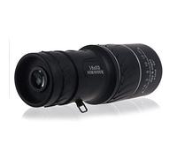 Portable Monocular 16X52 High Over Monocular Telescope Binoculars 66 / 8000M Plastic Binoculars Outdoor Sport Telescope Telescope for Adult Bird Watching Outdoor Travel, Black