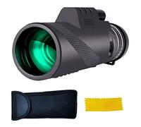 Portable Monocular 40x60 Green Film Optical Tourism Scope Telescope Long Range Zoom for Adult Bird Watching Outdoor Travel Sightseeing, Type 1