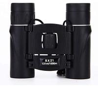 Portable Monocular 8X21 Compact Binoculars with Adults, 8X Folding Pockets Super Clear Green Film Binocular for Bird Watching Camping Sports Travel