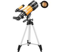 Portable Monocular Astronomical Telescope with Tripod, Professional Zoom Optics for Kids, Adults, and Beginners