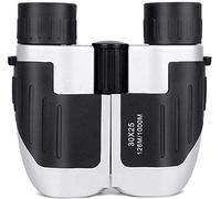 Portable Monocular High Power Concert Binoculars Mini 30X25 Telescope Compact Zoom Opera Glasses Portable for Travel Sports, White
