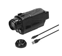 Portable Monocular Night-Vision Device with Day Night Use Photo Video Playback Modes 5X Digital Full Dark Viewing Distance Wide Angle Lens for Outdoor Hunts Boating Journey