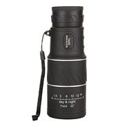 Portable Monocular Portable 16 X 52 High Over Binoculars Telescope Monocular 66 / 8000M Plastic Binoculars Outdoor Black Outdoor Sports Telescope for Adult Bird Watching