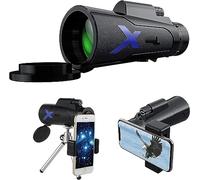 portable Monocular Telescope, 12x50 HD Monocular Telescope for Adults and Kids, High Power Waterproof FMC Bak4 Prism Monocular with Bracket and T, gifts for children