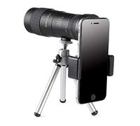 Portable Monocular Telescope for Smartphone, Super Powerful 8-40x40 Telephoto Zoom Powerful HD Monocular Telescope with Night/Day Vision for Adults/Kids Beach Travel Camping (Without Tripod and Clip