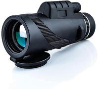 portable Monocular Telescope, Monocular Binoculars 40X60 HD Zoom Monocular Telescope with Tripod for Smartphone Holder, Adult Pocket Monocular for Landscape Hiking, gifts for children