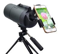 Portable Monocular Telescope Professional Astronomy 25~75X Zoom Monoculars 780/70mm High Magnification Bird Telescope Waterproof IPX7 Outdoor Telescope with Mobile Phone Adapter
