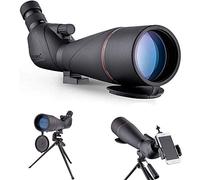 Portable Monocular Telescope Waterproof Monocular Refractor with Tripod for Archery, Angled Scope for Children Adult Beginners Sightseeing/Stargazing/Camping