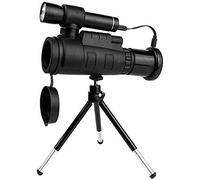 Portable Monocular Wifi 40X60 IR Monocular Telescope Phone Lens + Tripod high power outdoor Black for Adult Bird Watching Outdoor Travel Sighgseeing