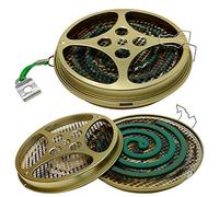 Portable Mosquito Coil Holder - Mosquito Coil & Incense Burner for Outdoor use, Pool Side, Patio, Deck, Camping, Hiking, etc... (Includes Set of 2 Holders)