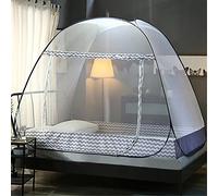 Portable Mosquito Net for Bed Foldable Bug Mesh Tent Fine Mesh ct Protect 1.5x2.0x1.5m Ideal for Travel Camping Home Use Setup Lightweight