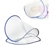 Portable Mosquito Net Tent, Pop Up Mosquito Tent Netting Mini Foldable Mosquito Net for Head Ultralight Up Mosquito Net Tent for Bedding Camping Travel Patio, Easy to Setup, L