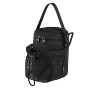 Portable Mosquito Repeller Storage Case, Fit for Thermacell E-Series Rechargeable Repeller, Carry Travel Case with Metal Carabiner Attach to Packs, Camping Gear and Anti-tip Refill Carry Pocket, Black