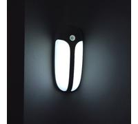 Portable Motion Sensor Light With 3 Self-Adhesive Magnetic Wall Pads - Usb Rechargeable Wall Lighting - H14 X W6.5 X D3Cm