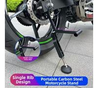Portable Motorcycle Lift: Folding Aluminum Alloy St&, for Front | & Rear Wheel Maintenance, Robust Frame Support, for DIY Enthusiasts & Professional Mechanics, Quality Construction, B