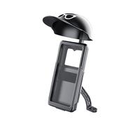 Portable Motorcycle Phone Mount, Riding Sun Hat Support, 6 Inches Mobile Bracket Holder with Adjustable Clamp, Construction with Non-Slip Grip, Cycling Scooter Stroller Accessory Easy Install Feature