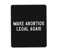 Portable Mouse Pad, Make Abortion Legal Again Mouse Mat Durable Desk Mats 25X30cm for Laptop Work PC