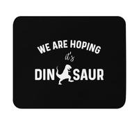 Portable Mouse Pad, We are Hoping It's A Dinosaur Top Maternity Clothes Mousepads Rubber Desk Mats 25X30cm for Typing Computer Studying