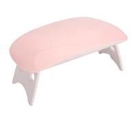 Portable Mouse-Shaped Nail Lamp, 6W LED for Quick Drying, Built-in Power Cable, Foldable Stand, Timed Modes, for Nail Design Anywhere