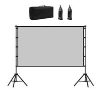 Portable Movie Display Screen 100 Inch 16: 9 with Freestanding