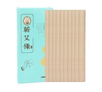 Portable Moxa Sticks Set - 10pcs Mugwort Rolls in Wooden Box, High-Penetration Healing for On-the-Go Acupuncture Support