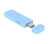 Portable MP3 Player, Blue Digital Music Player Supports 32GB Expansion and 10H Playback with 3.5mm Earphones Lanyard, for On The Go Listening