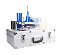 Portable Mud Viscometer Kit,Hydrometer & Sand Content, Aluminum Box, Precise Rheometer, for Lab Analysis and Field Drilling Use