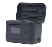 Portable Multi-Functional Battery Charging Case for Insta360 X5, Compact ABS Protective Design with Quick Charging Capability, Sl lack Travel-Friendly Accessory