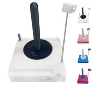 Portable Multi-Functional Yarn Holder Spinner with Phone Stand, 2026 New Detachable Yarn Spool Box & Crochet Accessories Organizer for Knitting Lovers (White)