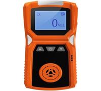 Portable Multi Gas Analyzer Monitor Lcd Display H2s Nh3 O2 Ex Ch4 Detector Real-time Ppm For Home Work Safety Orange EX-0-100LEL