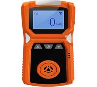 Portable Multi Gas Analyzer Monitor Lcd Display H2s Nh3 O2 Ex Ch4 Detector Real-time Ppm For Home Work Safety Orange O2-0-30VOL