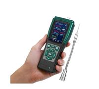 Portable Multi Gas Detector 5 in 1 Toxic Gas Analyzer for CH4, O2, NH3, H2S, SO2 with Pump Suction for Wastewater Treatment, Continuous Monitoring
