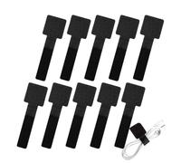 Portable Multi Purpose Adjustable Straps, Secure Cord Management, 9x3cm, Data Cable Storage, Cable Tie Wire Network Routing Fixer, Wire Management, for Home House Indoor Office Table Bedroom Computer