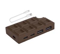 Portable Multifunction Type C Expansion Adapter USB Splitter for Charging Data Sync Connection Laptop Tablet Device Type C