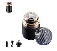Portable Multifunctional Capsule Shaver, Mini Shaver Men, Men's Electric Shaver, Mini Capsule Shaver, Rechargeable Electric Razor Shaving Machines, Type-C Charging (Black)