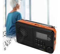 Portable Multifunctional MP3 Player USB TF Input FM MW Radio Recipient with Integrated Loudspeaker for Home and on the Go