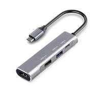 Portable Multifunctional USB C Docking Station Charging USB3.0 Laptop and Smartphone Homes Office Setup Fast Data Transfer