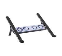 Portable Multiple Angled Laptop Coolers Silents Cooling Fan Foldable Tablets Holder for 10-17inch Devices Quiet Laptop Cooling
