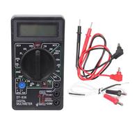 Portable Multitest Meter Auto-Scaling Function, ABS Housing & Triode Diode Checker for Home Electronics Diagnostics Engineering Student Multimeter