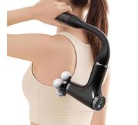 Portable Muscle Massager - Electric Cervical Relaxer, Cordless Body Massage Tool, Silent Motor | Back Massager for Waist, Legs, Buttocks, Pied Plants
