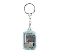 Portable Music Box Keychain Exquisite Music Box Keychain Unique Keychain Pendant Stylish Bag Decorative Novelty, フリーサイズ