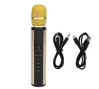 Portable Music Microphone, Wireless Karaoke Microphone Noise Reduction Eliminates Original Sound Real-Time Monitoring Recording 32.8ft Range for Phone for Party (#3)