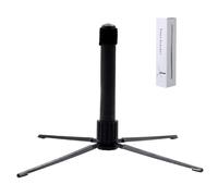 Portable Music Stand, 4-Legged Foldable Portable Instrument Holder with Metal Base, Flute Night Stand, for Classroom, Home, Outdoor, Door Area, Birthday Party, Family