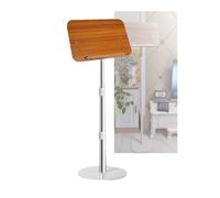 Portable Music Stand Adjustable Speaker Pulpit Sheet Music Holder with Clips for Home Study Classroom & Conferences (Color 2 60-110cm)