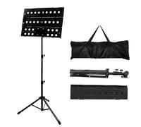 Portable Music Stand for Sheet Music 31~57in Adjustable Height Professional Foldable Lightweight Sheet Music Holder with Carrying Bag Strong and Stable for Guitar Violin Choir Orchestra Band