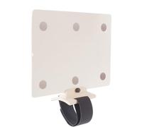 Portable Music Stand - Notation Riser, Folding Frame Lyric Support For Conductor Lectern, Instructional Plate With Adjustable Elastic Band Fastener, Performance Gear, Manuscript Desk For Guitar Violin