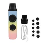 Portable Musical Instrument Kazoos Lightweight Design ABS Material Convenient Travel Camping Educational Use Double