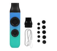 Portable Musical Instrument Kazoos Lightweight Design ABS Material Convenient Travel Camping Educational Use Double